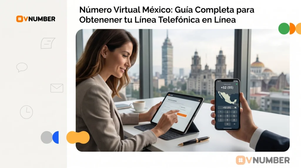 Portada del artículo sobre cómo obtener un número virtual en México de manera sencilla y rápida.