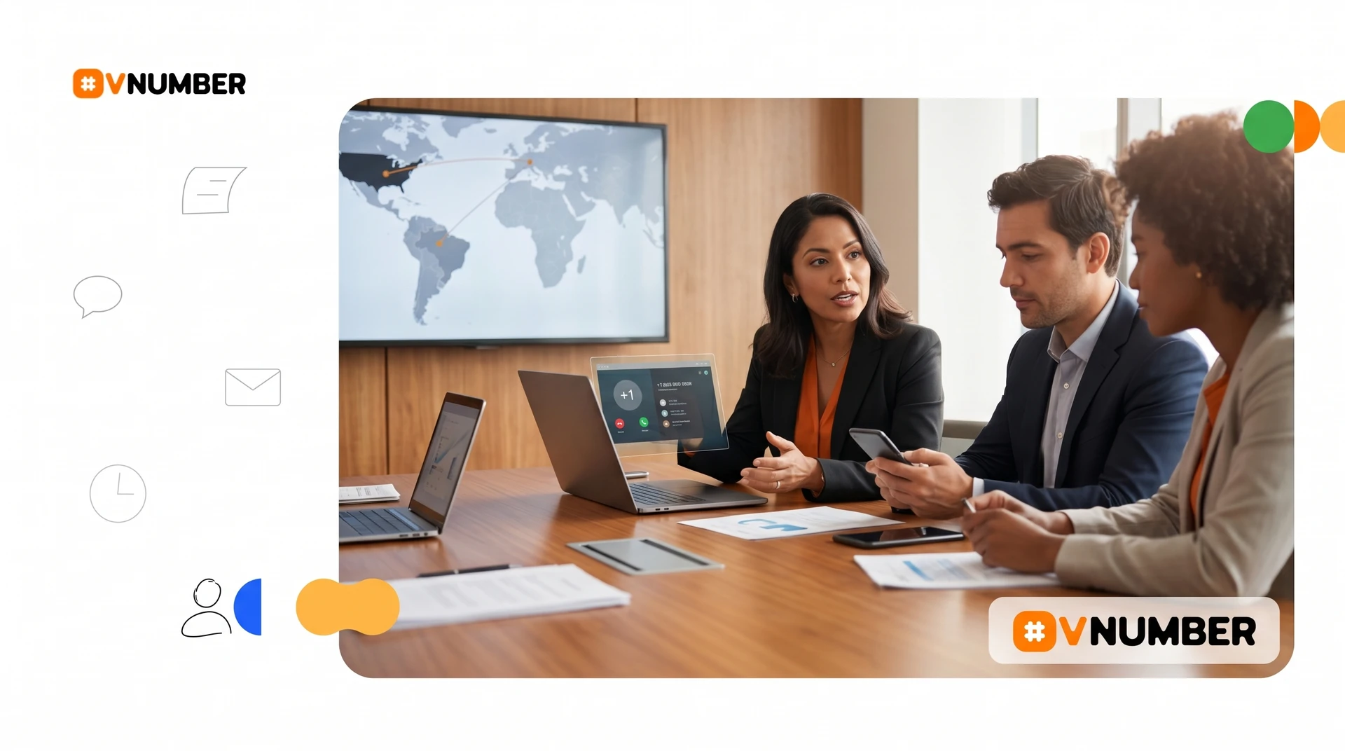 Número virtual para atención al cliente, mejorando la comunicación profesional de tu negocio.