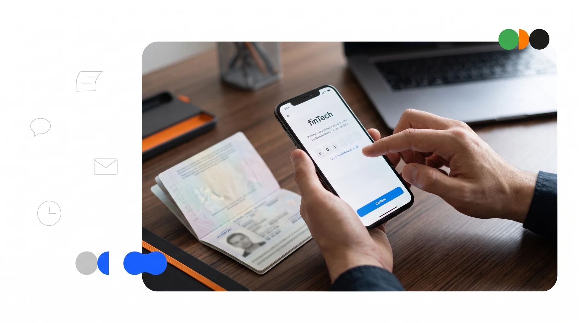 Cover de artículo sobre cómo verificar Revolut y otras fintech con número virtual para no residentes.