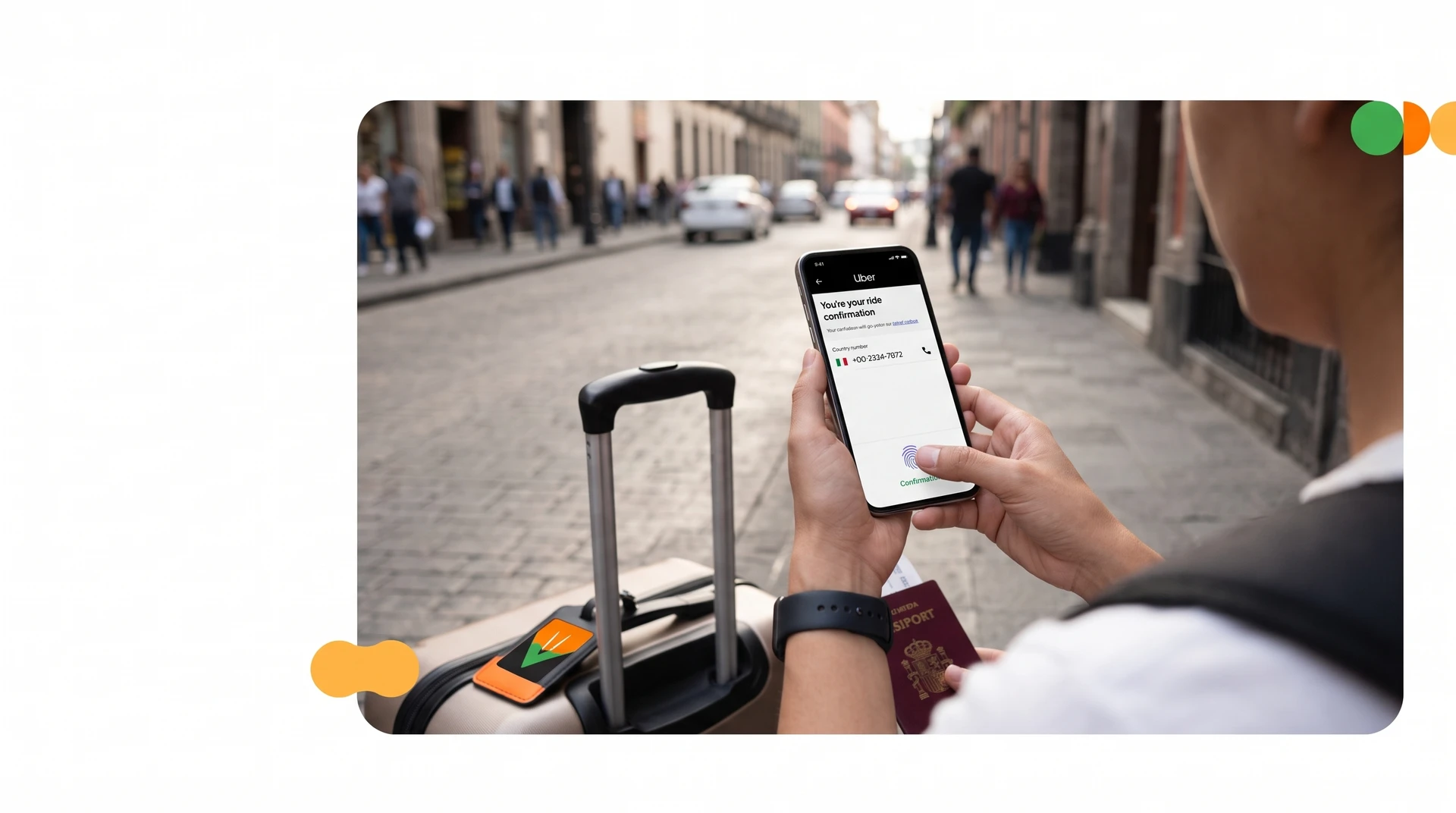 Cubierta del artículo sobre cómo usar un número virtual para verificar Uber y apps de transporte al viajar.