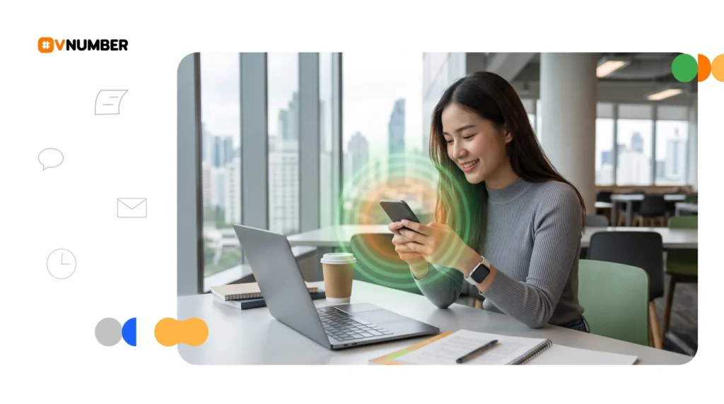 Número virtual para estudiantes en el exterior, manteniendo la comunicación sin costos de roaming.