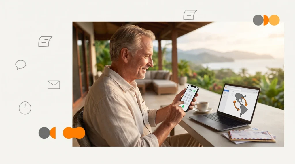 Guía para retirados en Latinoamérica sobre cómo mantener servicios y número de EE.UU.