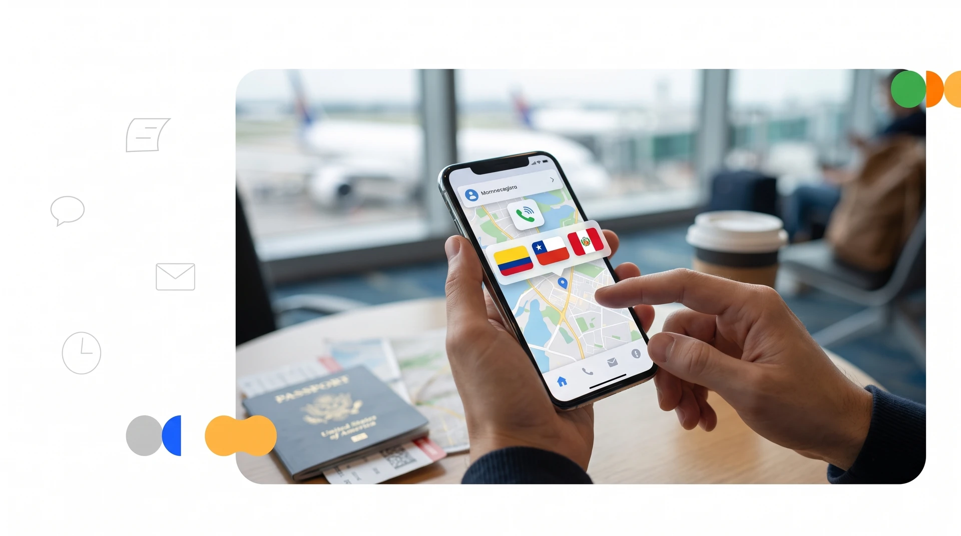 Número virtual para Colombia, Chile y Perú: guía útil para viajeros desde Estados Unidos.