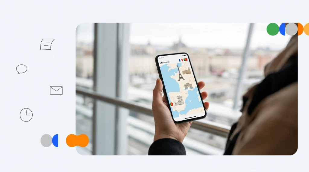 Número virtual para Francia y Portugal, conectividad esencial para mejorar tu viaje a Europa.
