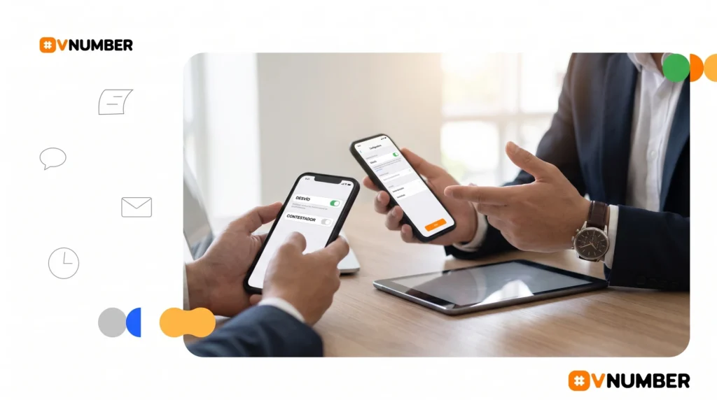 Guía para configurar el desvío y contestador de un número virtual, con instrucciones paso a paso.